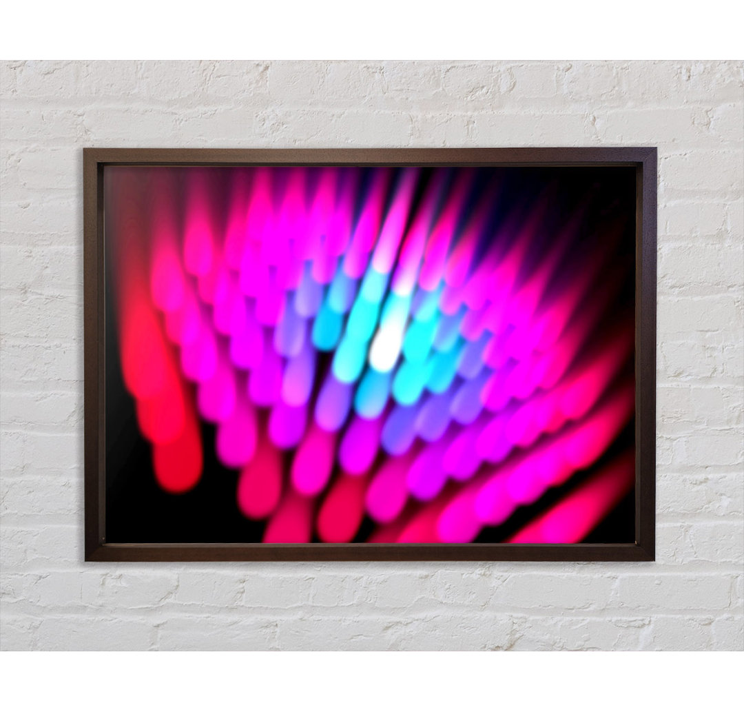 Shards Of Vibrant Lights - Einzelner Bilderrahmen Kunstdrucke auf Leinwand