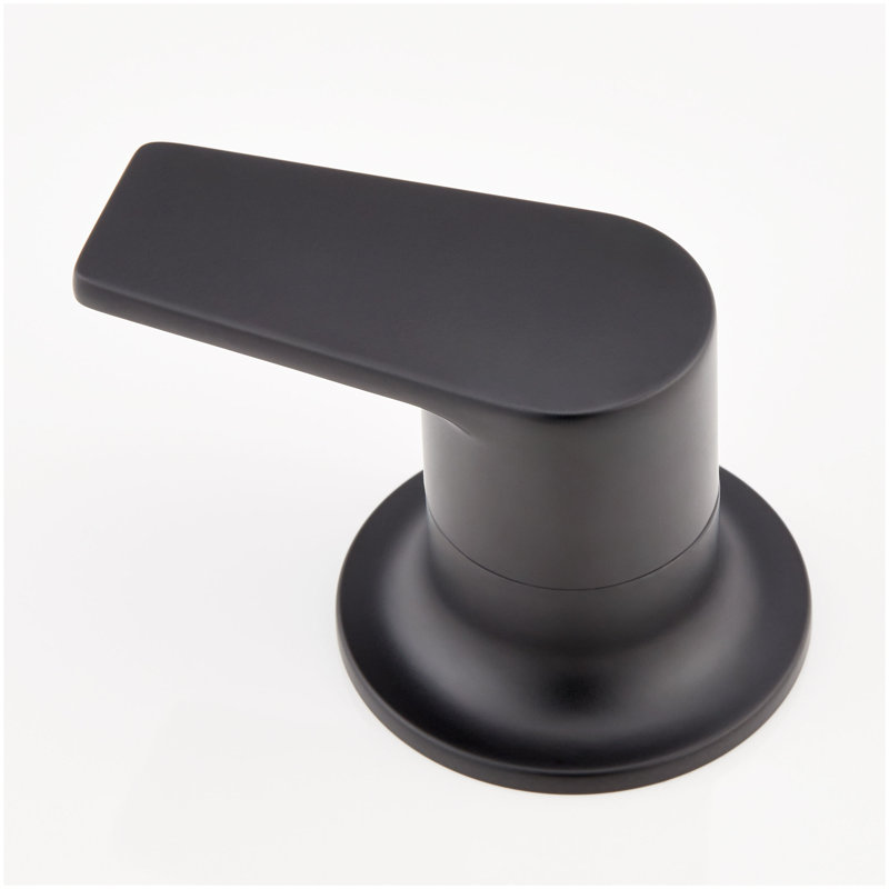 Berwyn 4-Hole Roman Tub Faucet and Hand Shower with Rough-In Valve - Matte Black, Matte Black