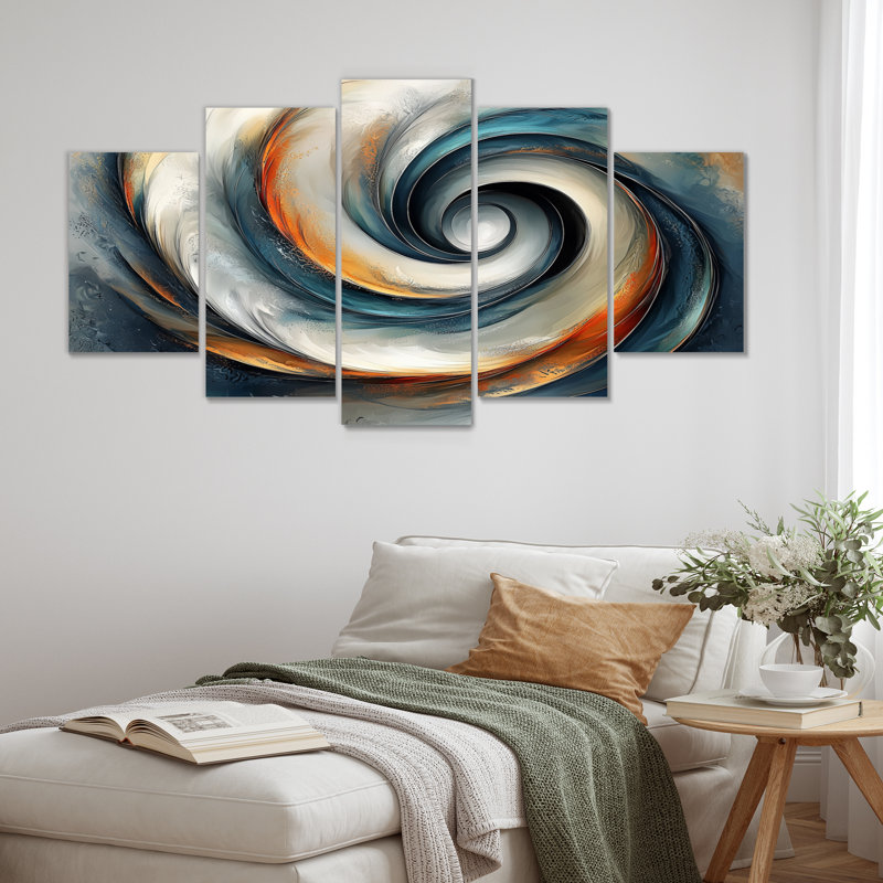 Goulding - Spiral Abstract Wall Art - Art mural moderne sur toile