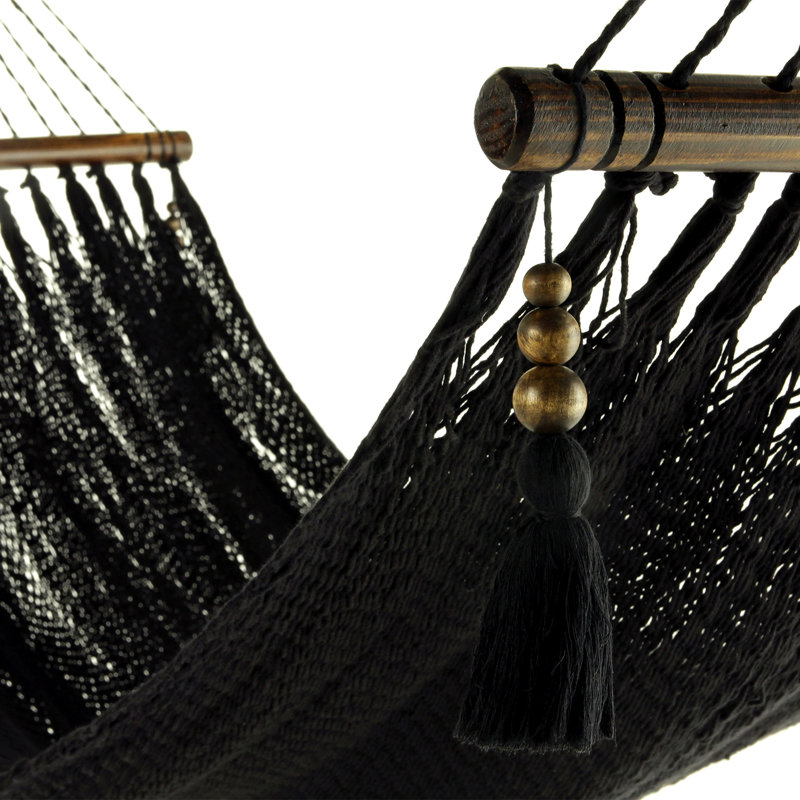 Hamac classique tissé Carius Paradise, Noir, noir, noir, noir