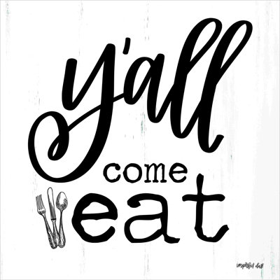 Y'all Come Eat - art textuel