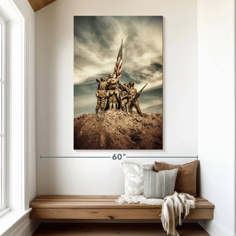 WW2, 51" H x 34" W