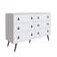 Commode double 6 tiroirs l 53,7 po -71014185