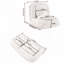 Fauteuil à billes pliable, canapé paresseux, 5 positions réglables-1091300065