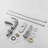 Waterfall Spout Bathroom Faucet,Single Handle Single Hole With Pop Up Drain