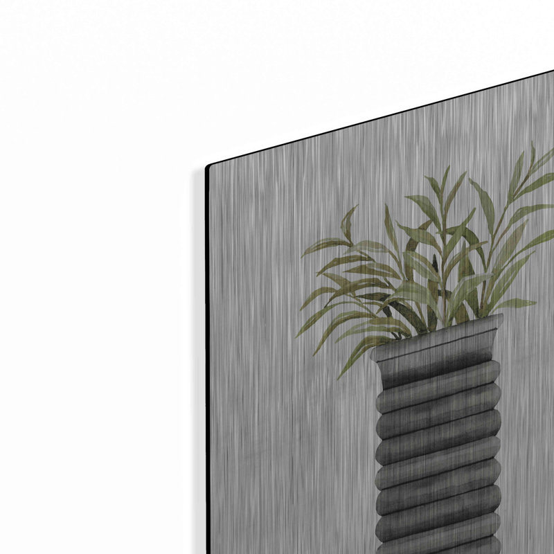 "Vase gris" par Cindy Jacobs, H 24 po x l 16 po