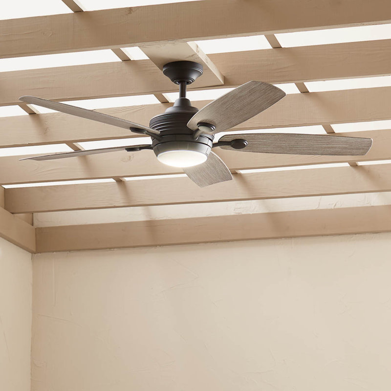 Inkom 56'' Ceiling Fan with LED Lights, Olde Bronze