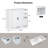 36'' Single Bathroom Vanity With Ceramic Top