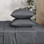 Ensemble de draps en jersey respirant 100% coton jersey | Toutes saisons, gris anthracite-101033610-101033605