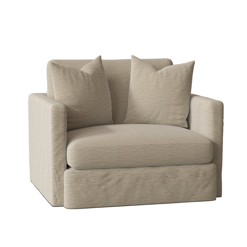 Hartig Armchair, Vault Pearl Performance