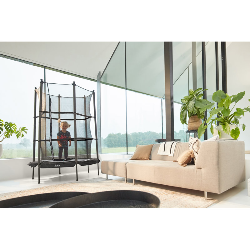 Salta Junior Trampoline - 140cm, Black
