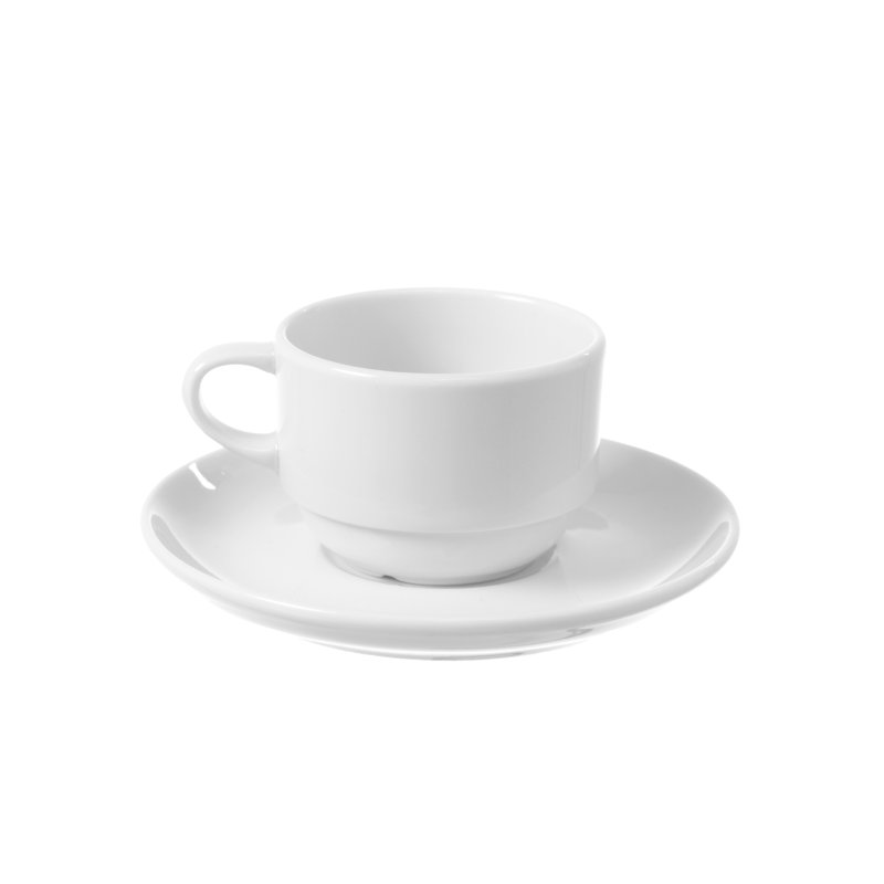 Juan Porcelain Cappuccino Cup and Saucer