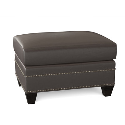 Raylen Leather Ottoman
