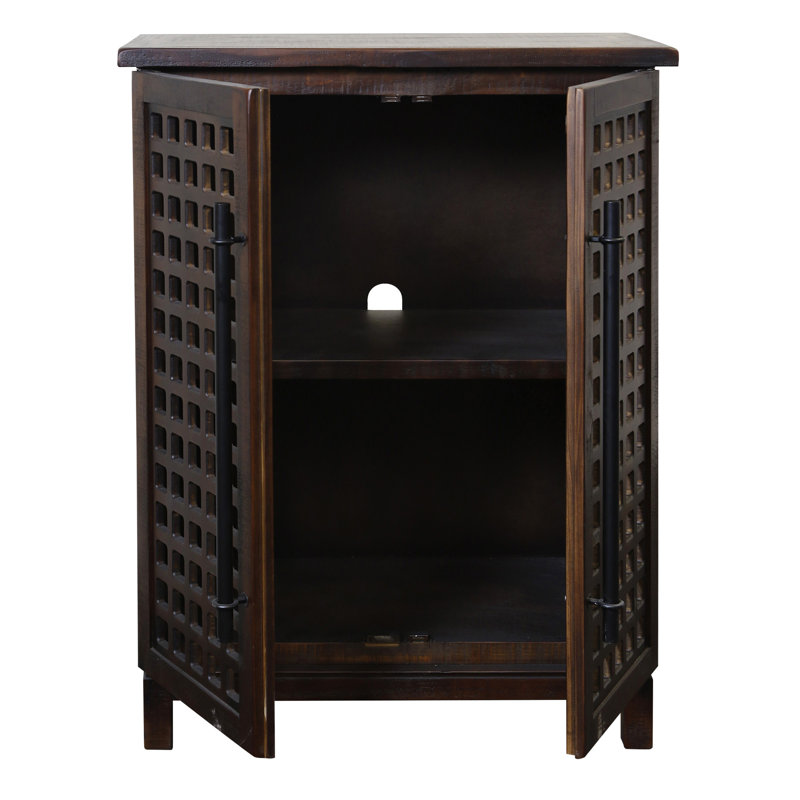 Eddie - Armoire à deux portes - Brun chaud