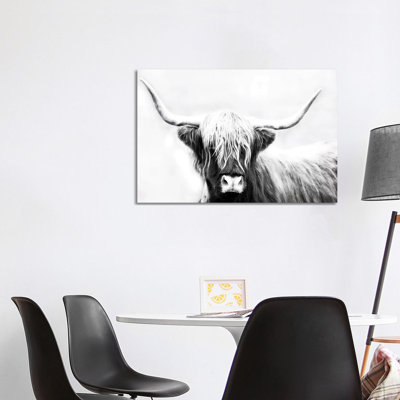 Highland Longhorn 1 Piece Wall Art on Canvas