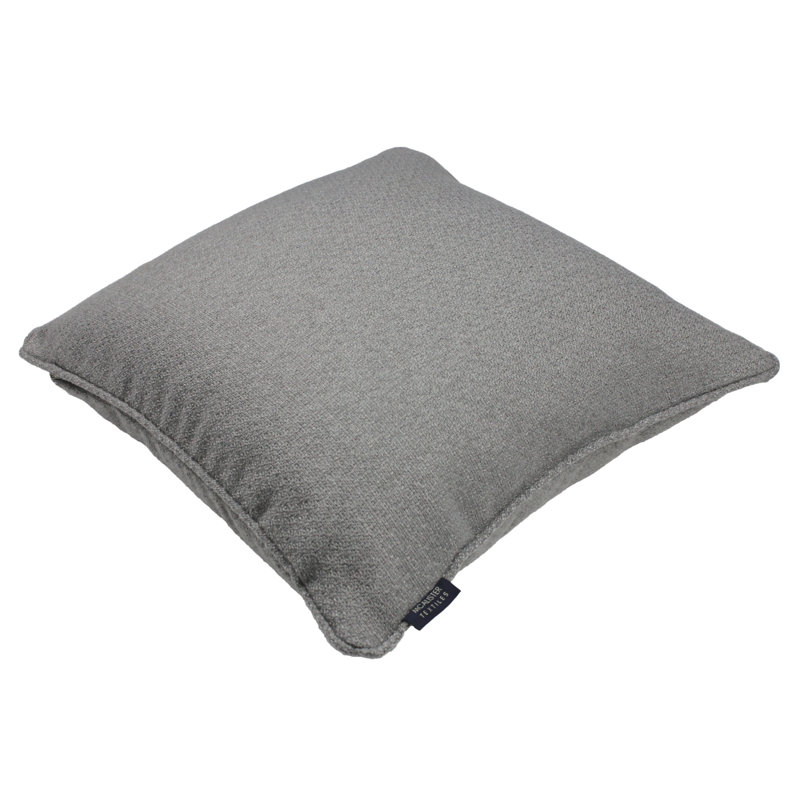 Aubryana Cushion Cover, 60cm H x 60cm W x 1cm D, Soft Grey