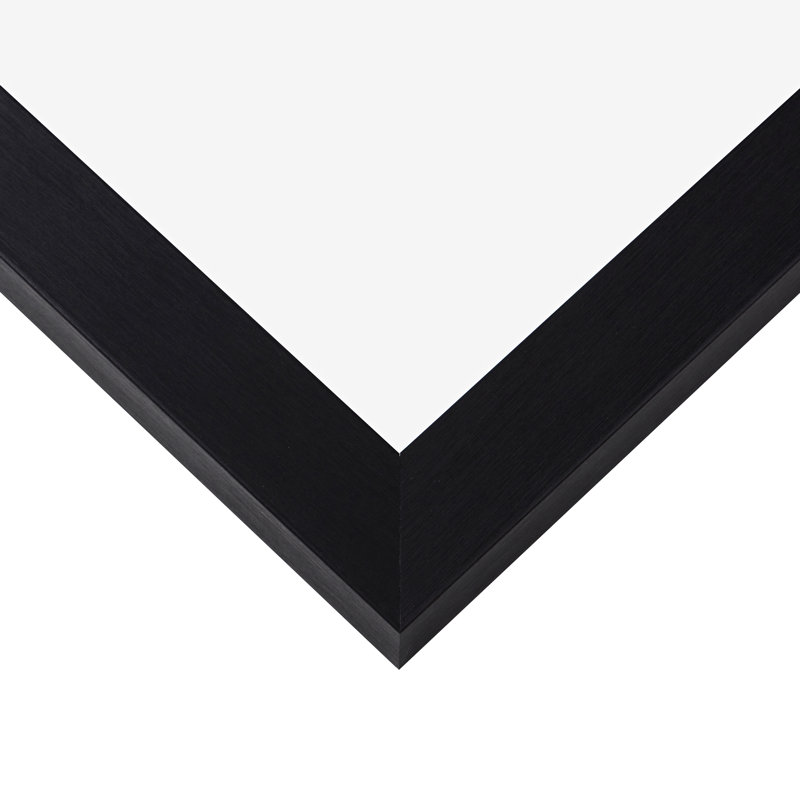 Ensemble de cadres muraux 4 pièces Spearman, Noir, 20 po x 20 po