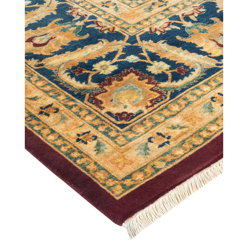 Classic One-of-a-Kind 9' 2" X 11' 10" Hand Knotted Area Rug
