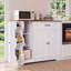 Garde-manger autoportant avec 3 portes et 1 tiroir Bayview-129456714