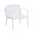 Luna Outdoor PP Club Chair, White Frame with Green Cushion, Set of 2-1201766222