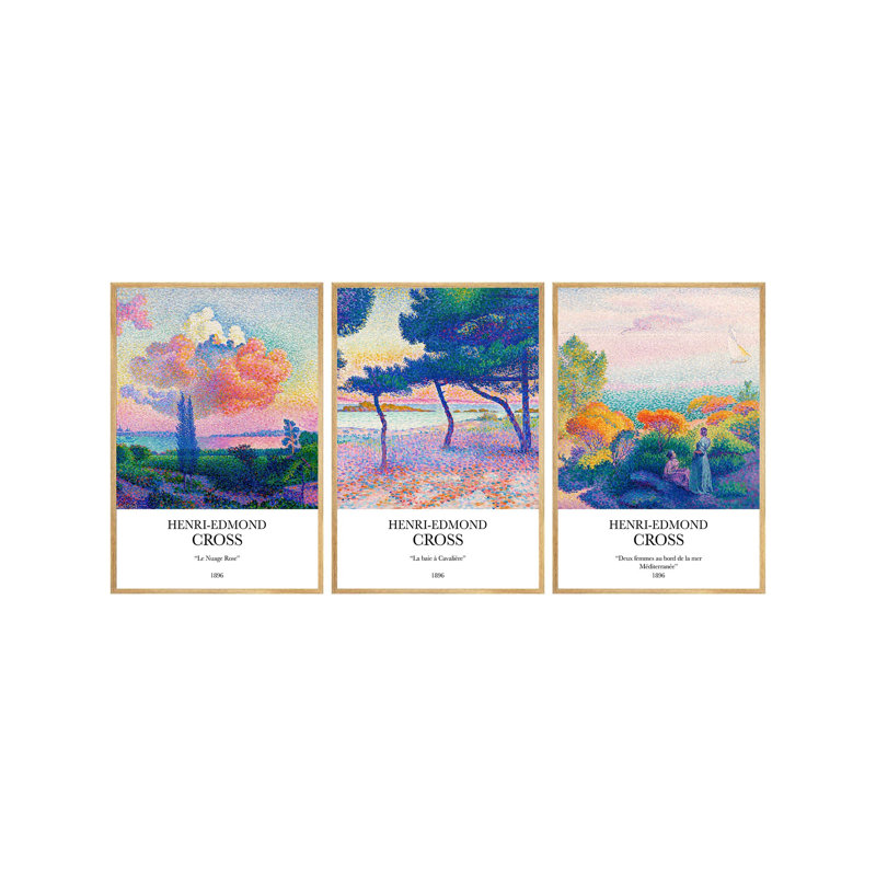 Élégantes peintures décoratives en panneau de fibres à densité moyenne (3 pièces), cadre en bois massif, 8 po x 12 po | Art 100% MDF avec une épaisseur de 0,12 pouce | Parfait pour le salon, la chambre à coucher et le bureau, design élégant et contemporain