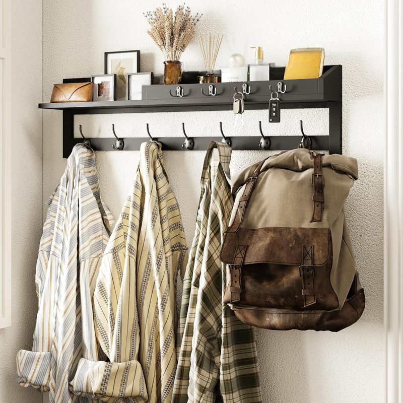 Freestanding Coat Rack, Black