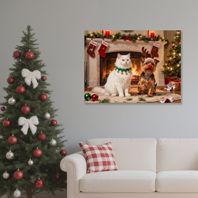 Art sur toile animaux de compagnie, H 16 po x l 24 po