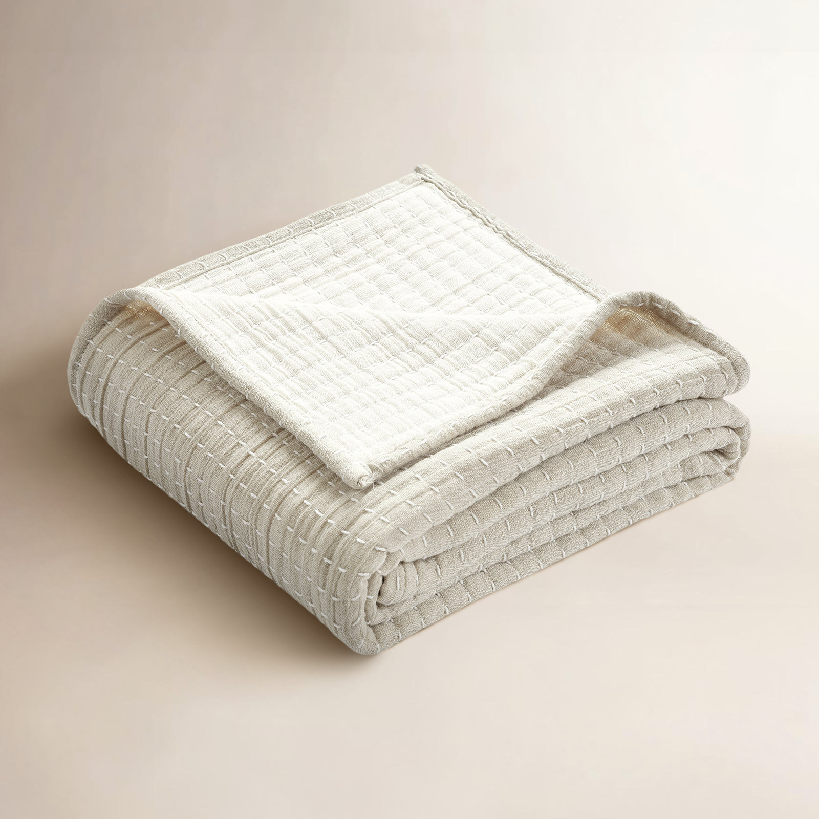 Windcrest Cotton Throw Blanket, Irovy