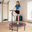 Mini trampoline 45 po, tapis d'exercice pliable-121252908