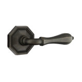 Round Passage (Hall & Closet) Door Lever with Octagon Rosette