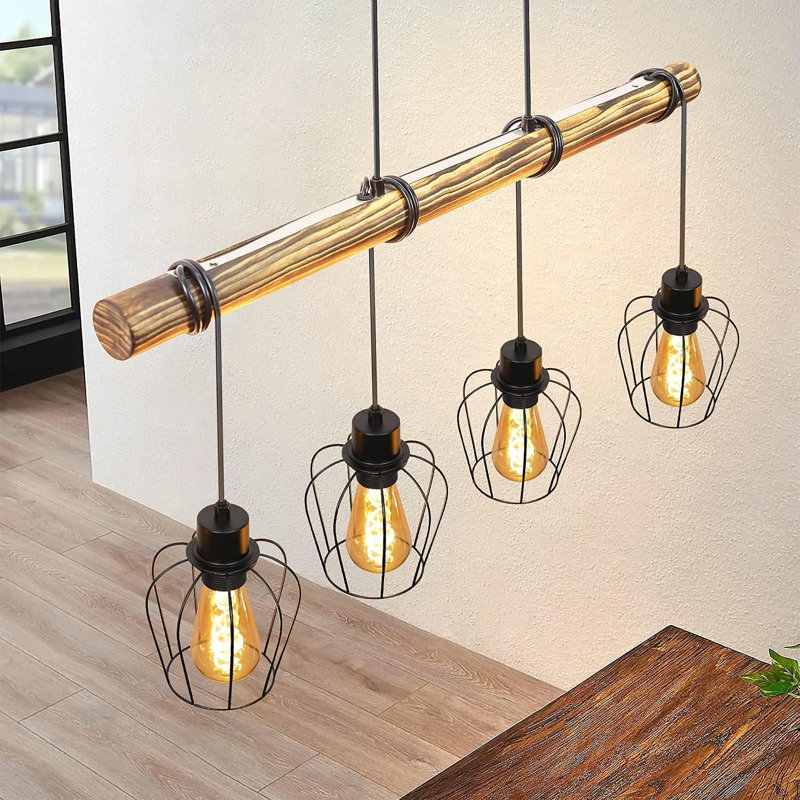 4 - Light Matte Black Pendant