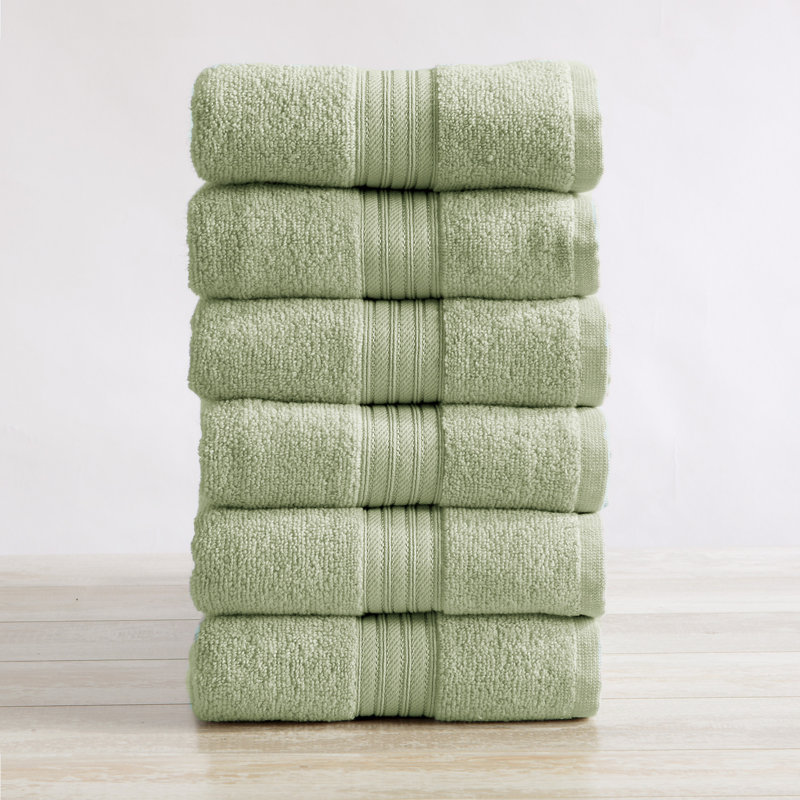 Super Soft 100% Cotton Quick-Dry Hand Towels, Seagreen