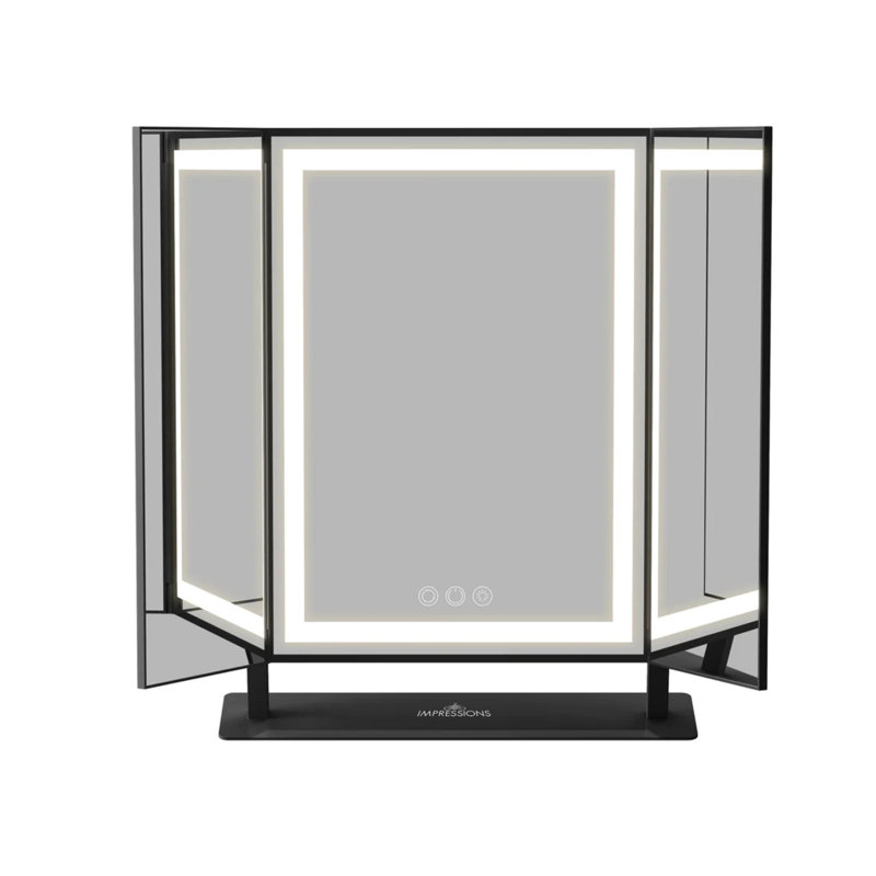 Miroir de salle de bain Lavish, Noir