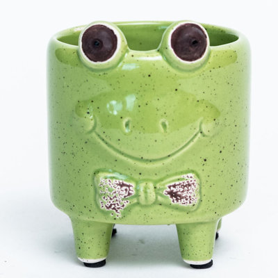 Happy Footed Frog Planter