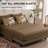 7 Piece Floral Comforter Set Soft Microfiber Bedding Set with Sheets for All Seasons-122608048-122608044