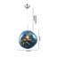 Luminaire suspendu simple en chrome à 1 lumière Rodman avec abat-jour en acrylique-1810595947-1810595926