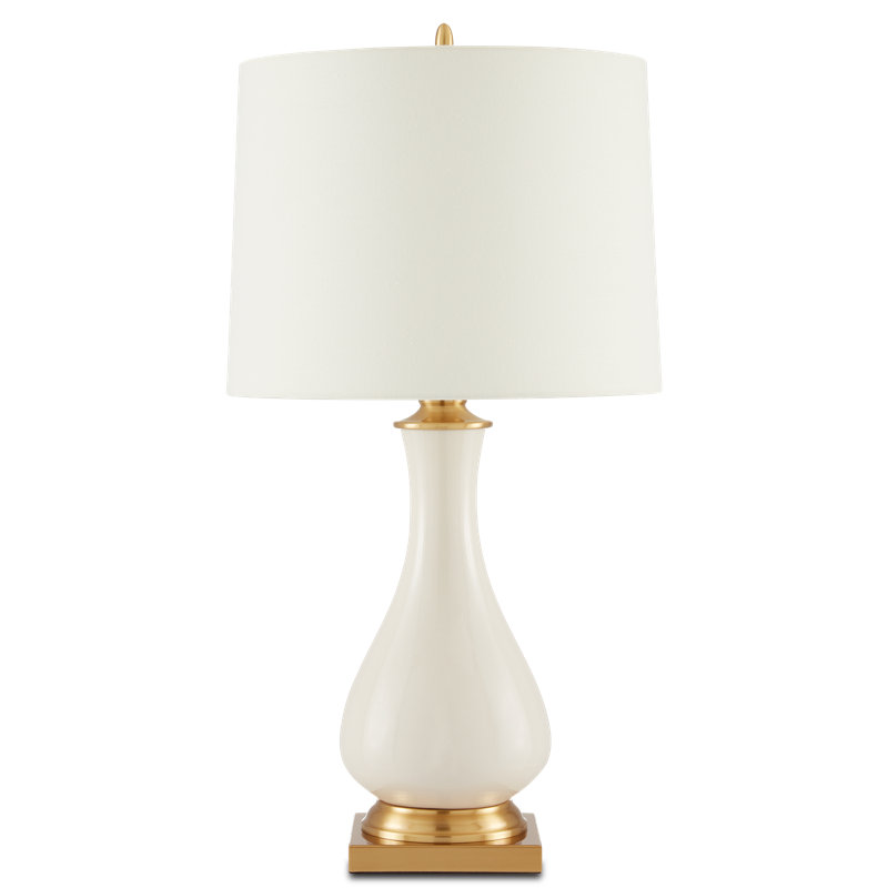 Lampe de table 31 po Lynton, Crème