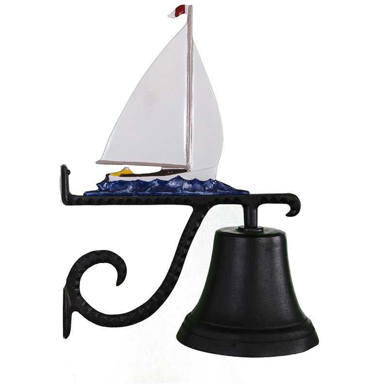 Cast voilier cloche, Blanc / bleu