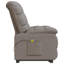 Fauteuil de massage en tissu taupe VidaXL-588492829