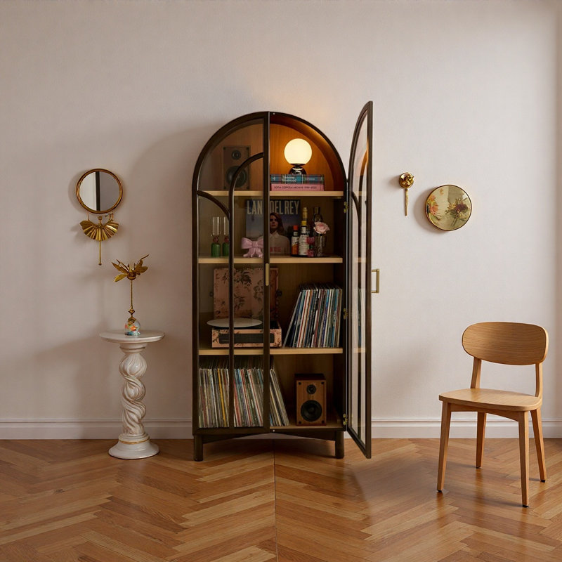 Bibliothèque à grande capacité, Marron foncé