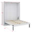 Grand lit escamotable rotatif avec rangement dissimulé, conception multifonctionnelle peu encombrante-470393663
