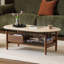 Table à thé en granit de bois massif de style médiéval-133629756