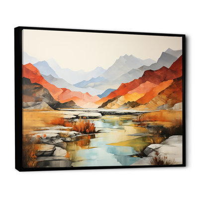 " Canyon Stream Minimalism Charm "