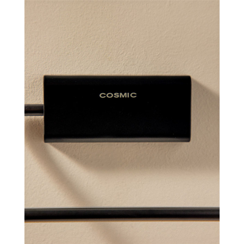 Daimarely Towel Ring, Matte Black