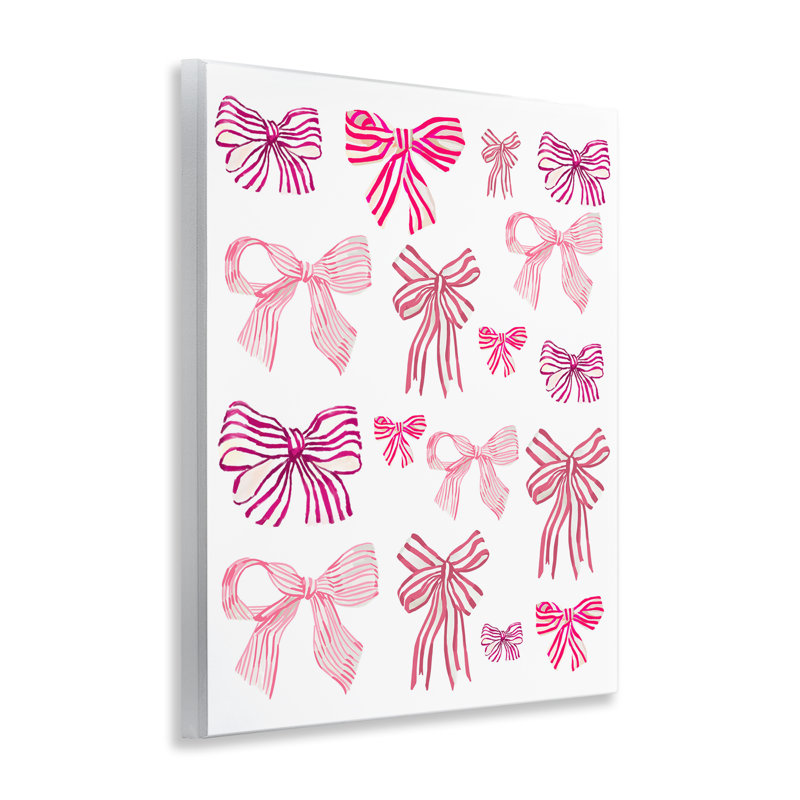 "Varied Pink Bows", art mural par Amelia Noyes