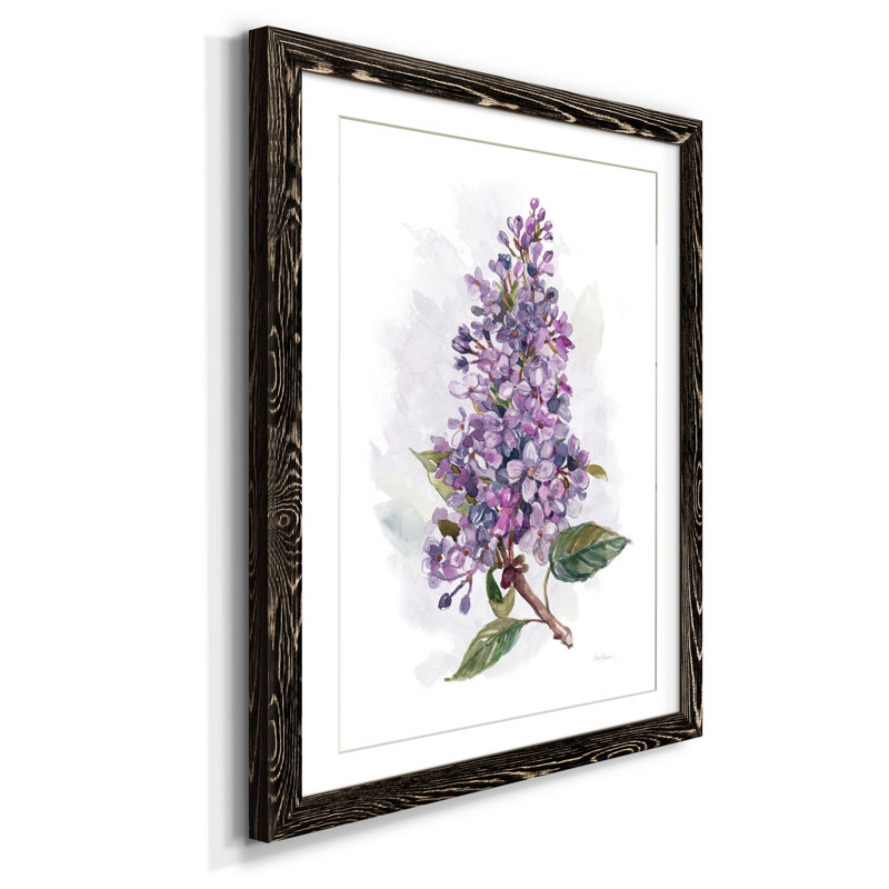 Awash In Lilac I - impression, H 37,5 po x l 27,5 po x P 1,5 po, Noir