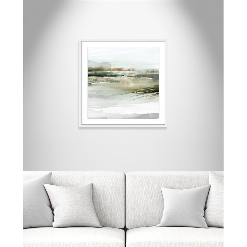 «Prologue II» par Isabelle Z, L 27,5 po x H 27,5 po, Imprimé mat, Blanc satiné