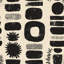 Papier peint abstrait avec motif géométrique noir-129452010