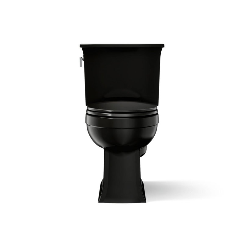 Toilette allongée deux pièces à économie d'eau Archer® 1,28 GPF (siège non inclus), Noir