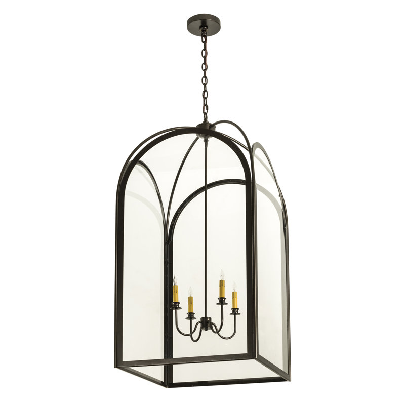 Lunas 4 - Light Dimmable Square / Rectangle Chandelier